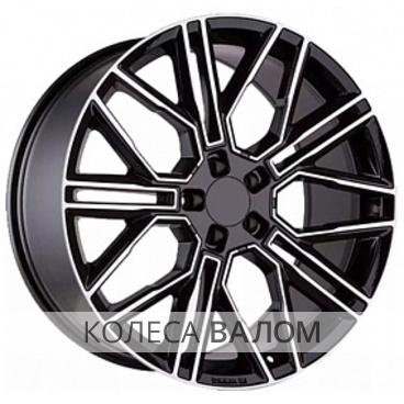 Khomen Wheels KHW2101(Cayenne) 9.5x21 5x130 ET46 71.6 Black-FP